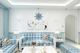 南平地中海风格-客厅