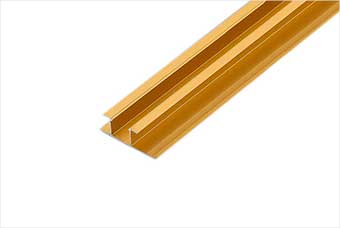 南平航空纤维墙咔铝合金带灯中条（钛金氧化）